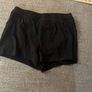 Lands End Quick Dry Women’s Black Swim Shorts
